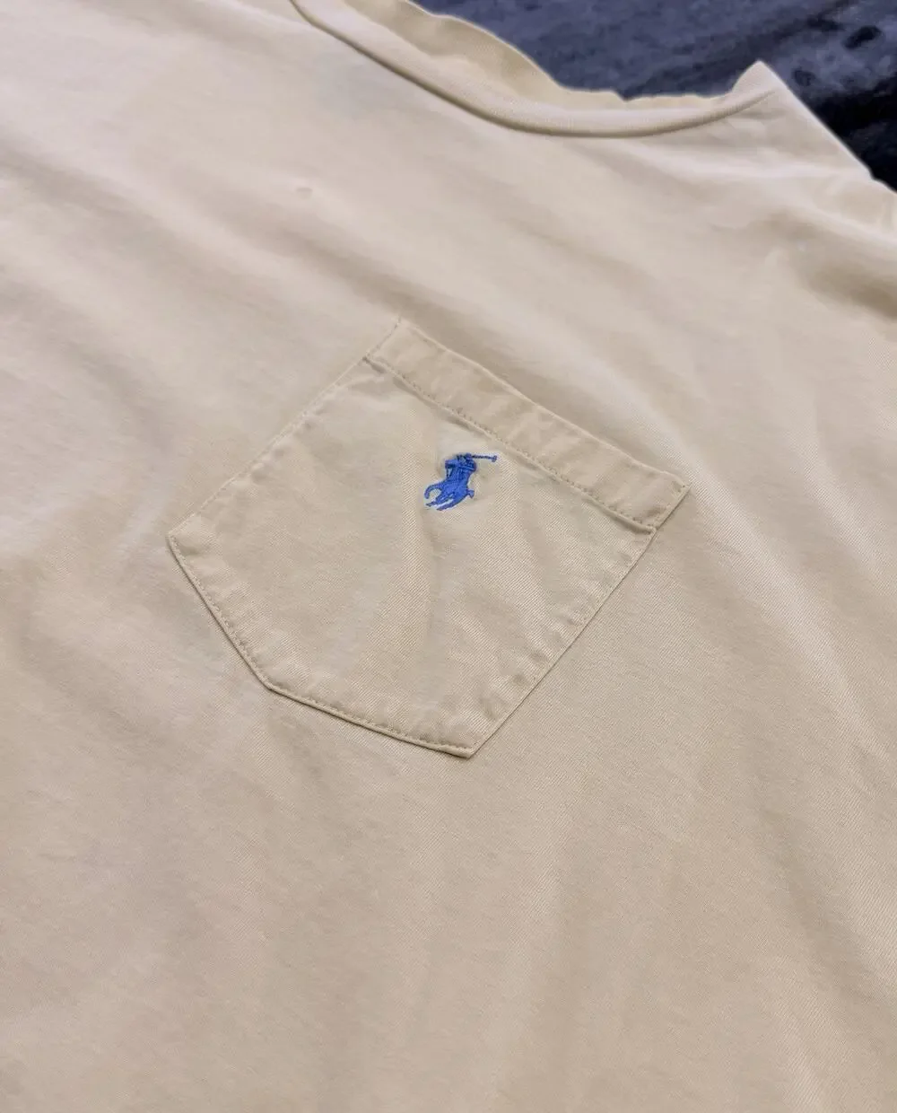 Polo Ralph Lauren Soft Yellow T Shirt 4XLT Big Tall Yellow Pony Cotton Tee